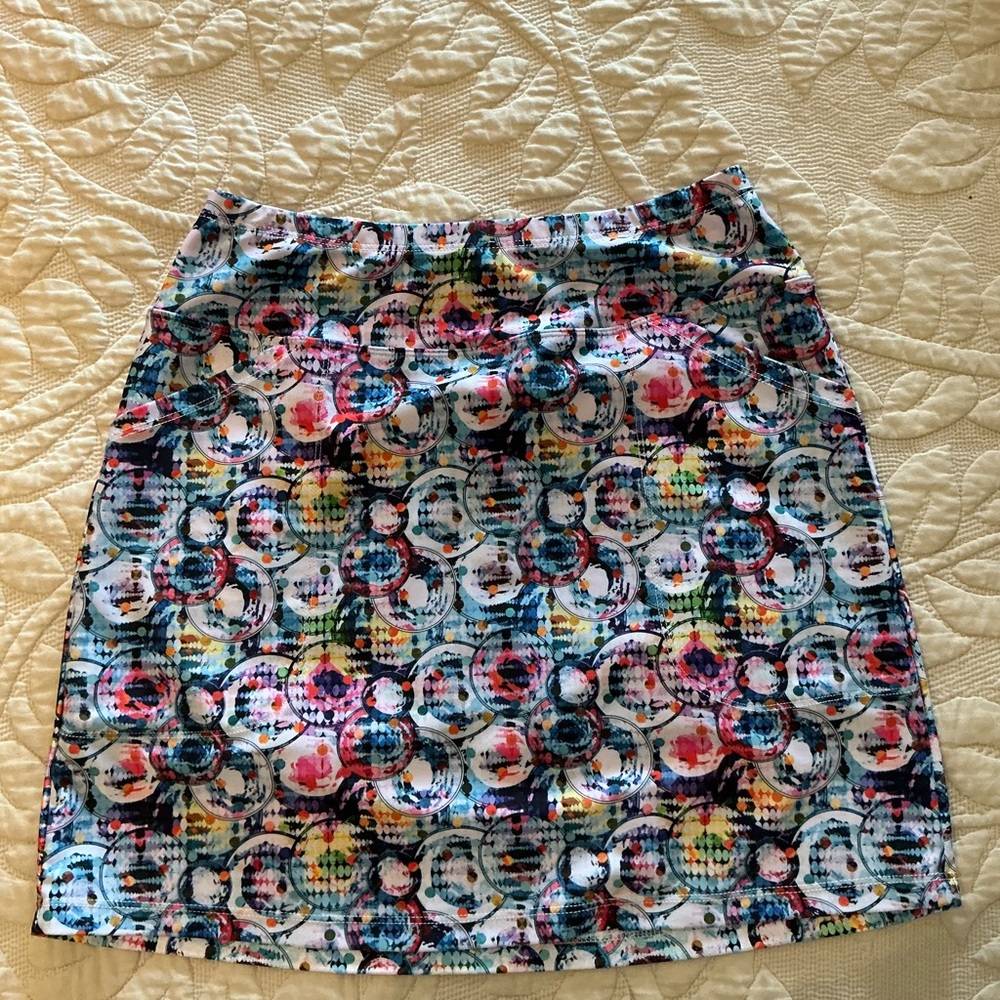 Colorful Patterned Women's Skirt